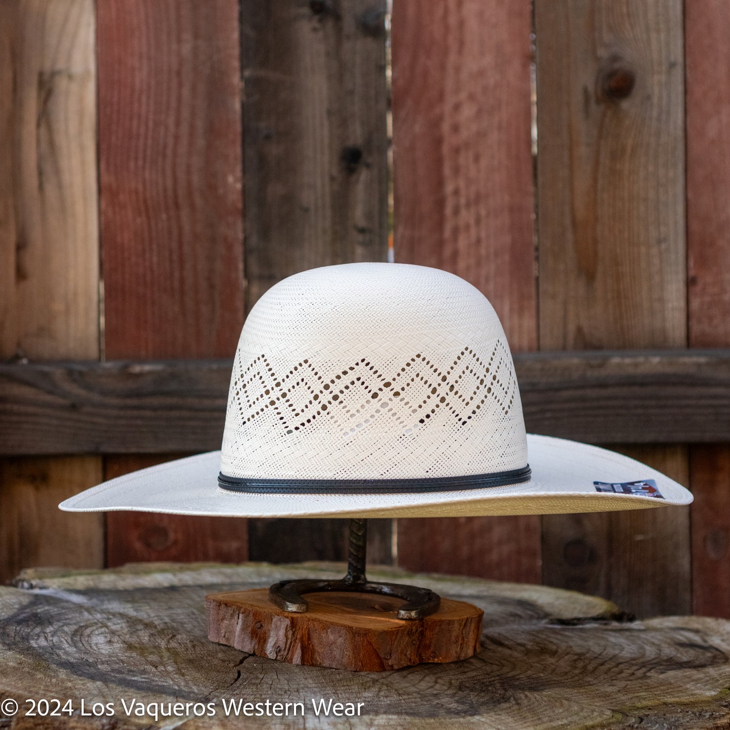 Resistol 20x Renner Cowboy Hat Straw Hat Regular Crown Natural