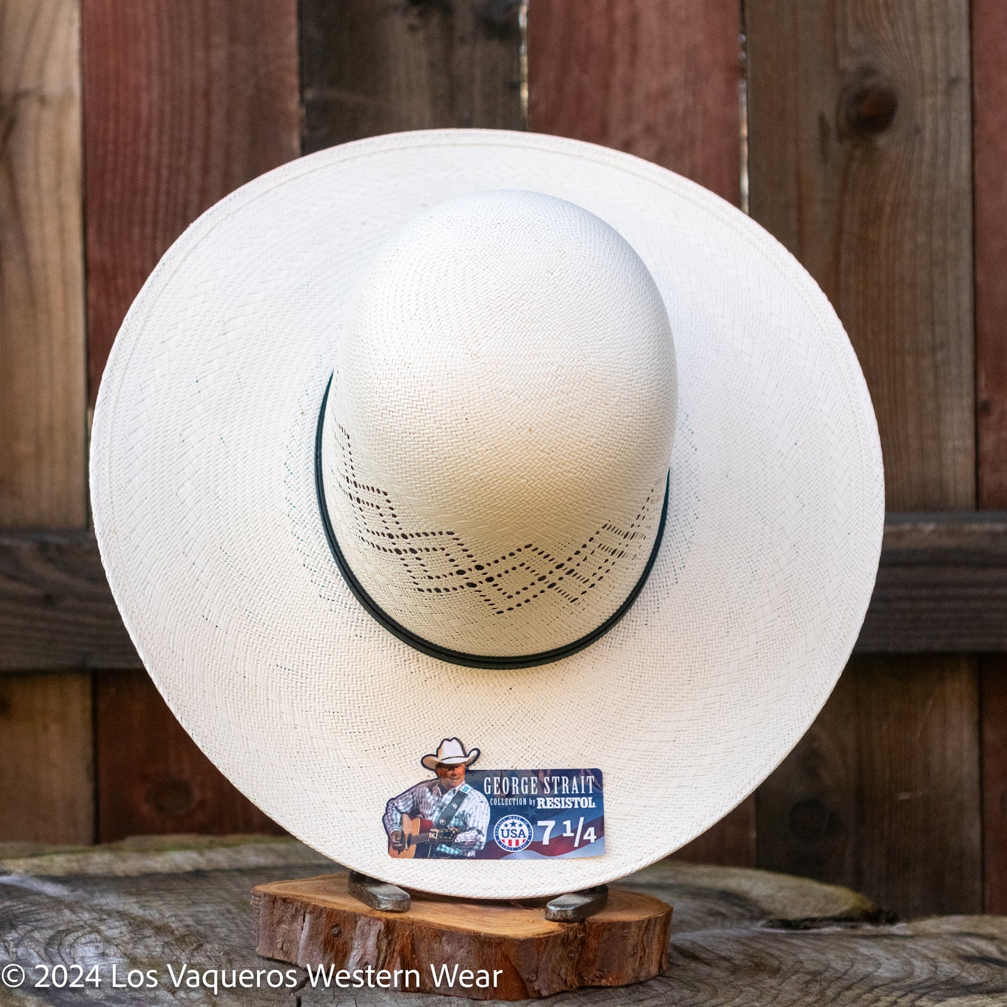 Resistol 20x Renner Cowboy Hat Straw Hat Regular Crown Natural