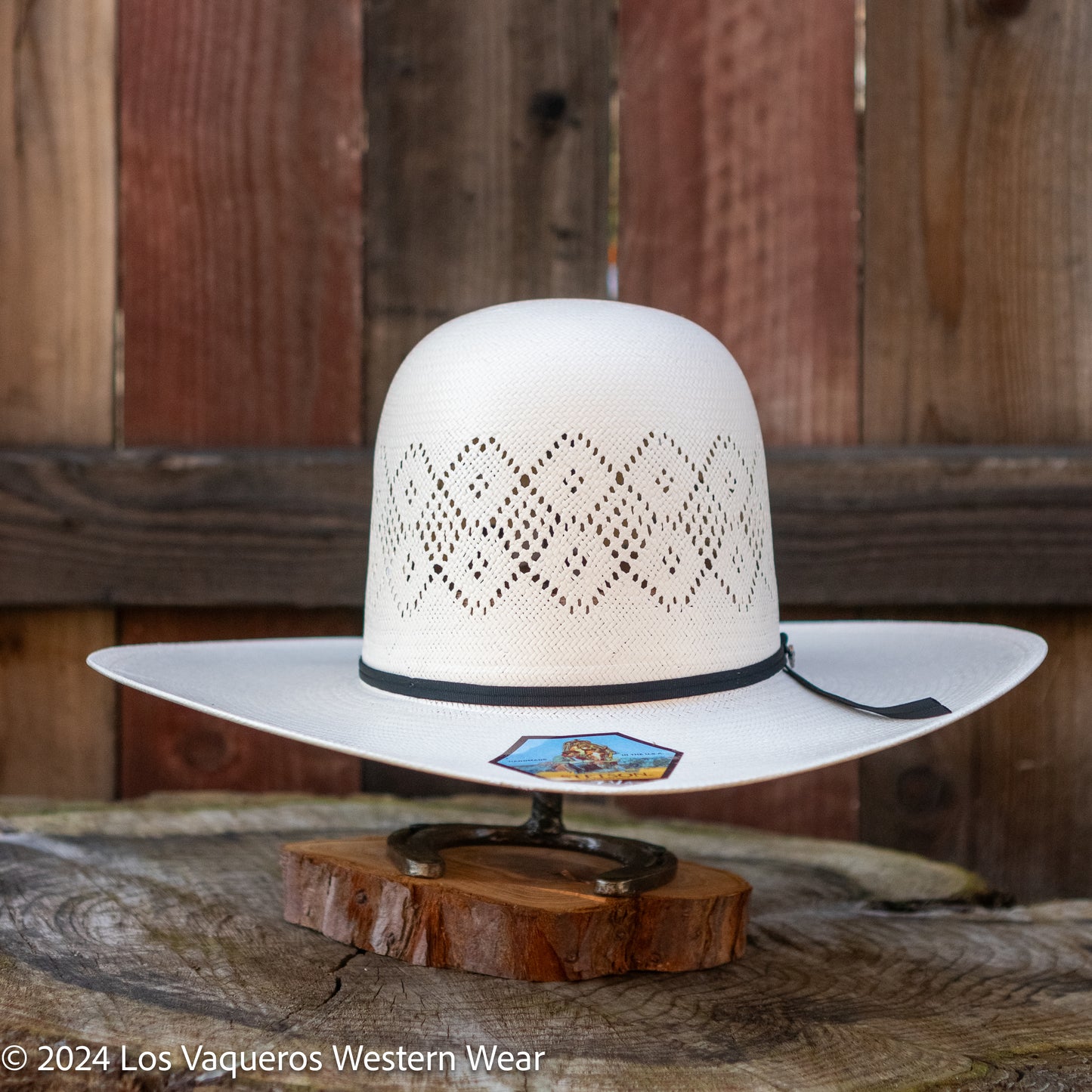 Stetson Brookwood 10x Straw Cowboy Hat Regular Crown Natural