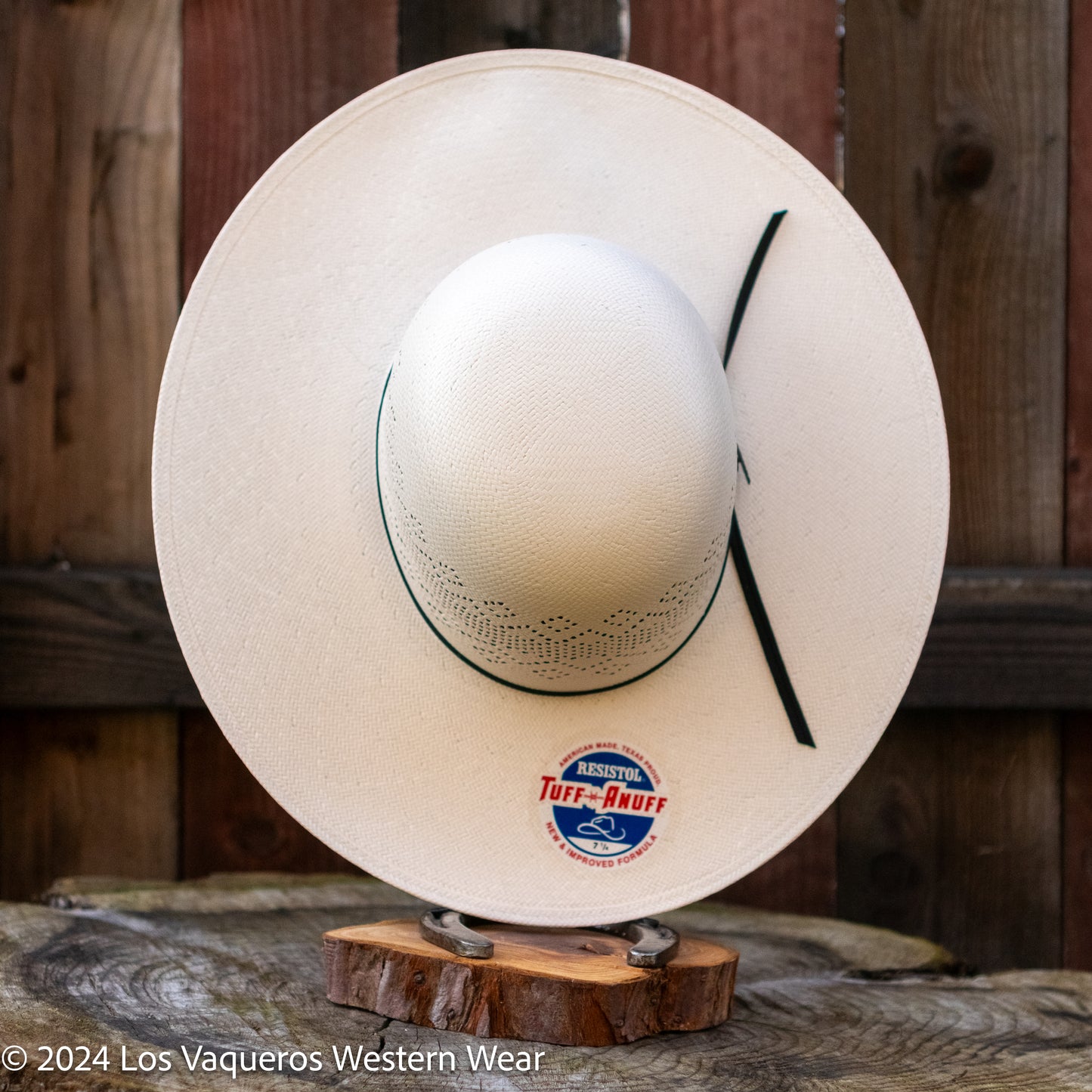 Resistol 20x Riverton Open Crown Cowboy Hat Straw Hat Natural