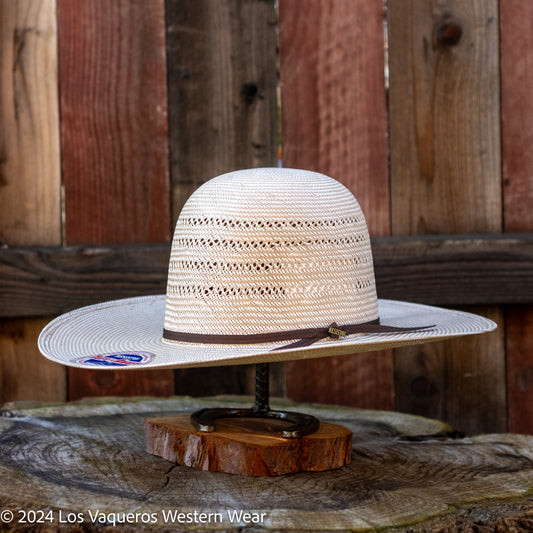 Resistol 20X 4 Corners Cowboy Hat Straw Hat Regular Crown Natural/Tan