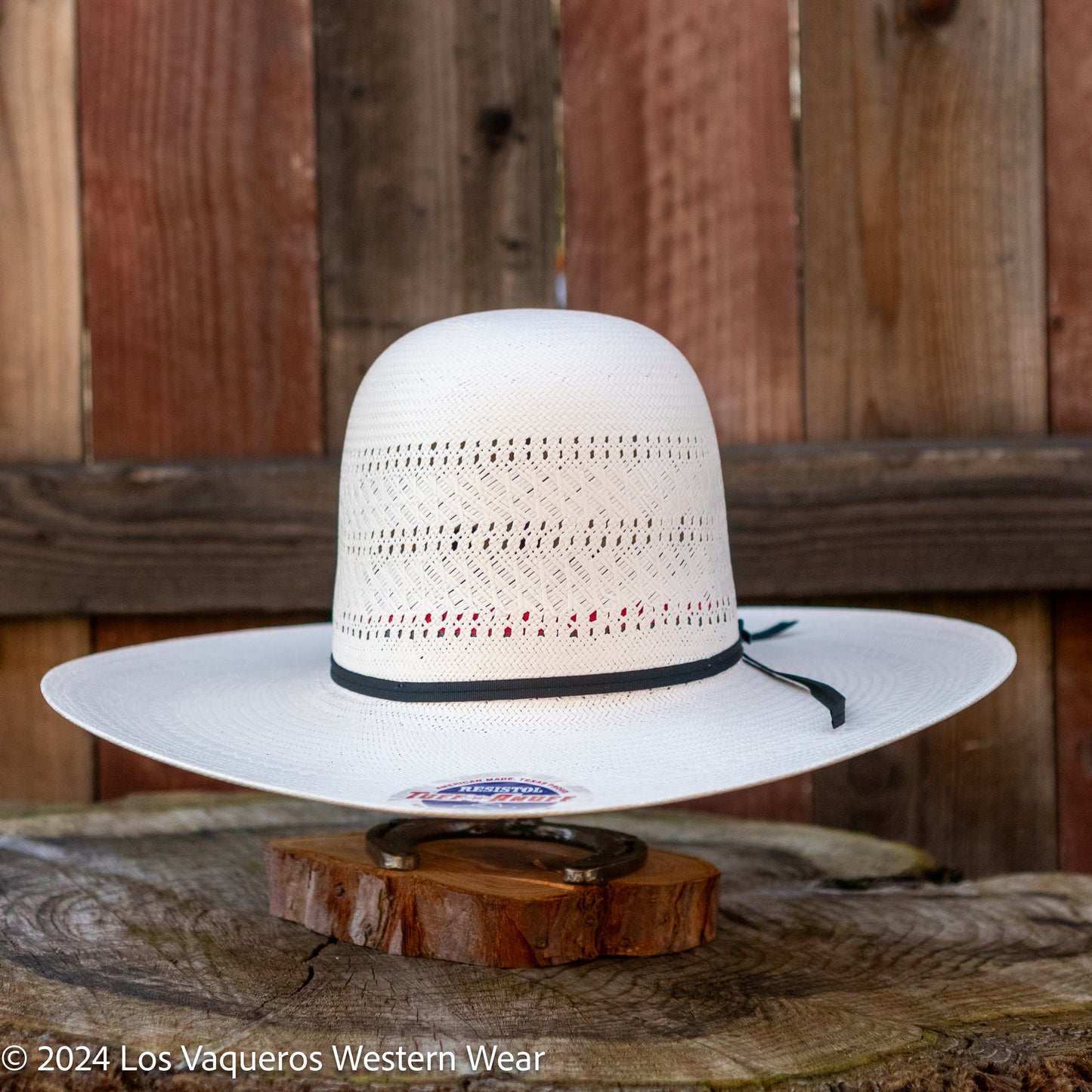 Resistol 20x Chase Cowboy Hat Straw Hat Regular Crown Natural