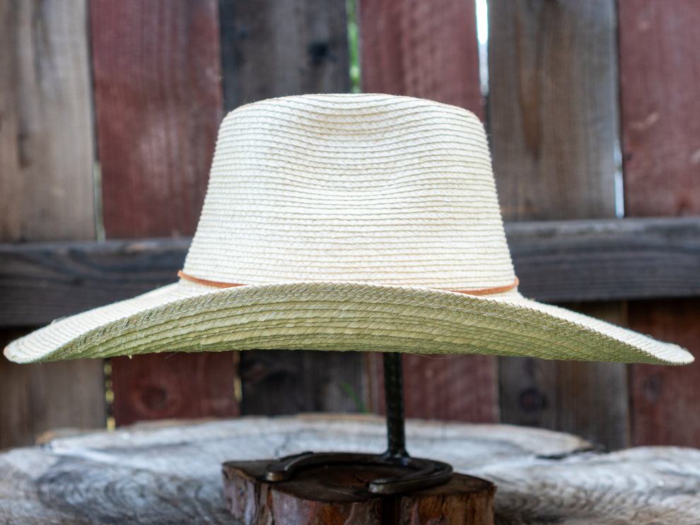 SunBody Hats Guatemala Reata Two Palm Leaf Hat Regular Crown Tan – Los ...