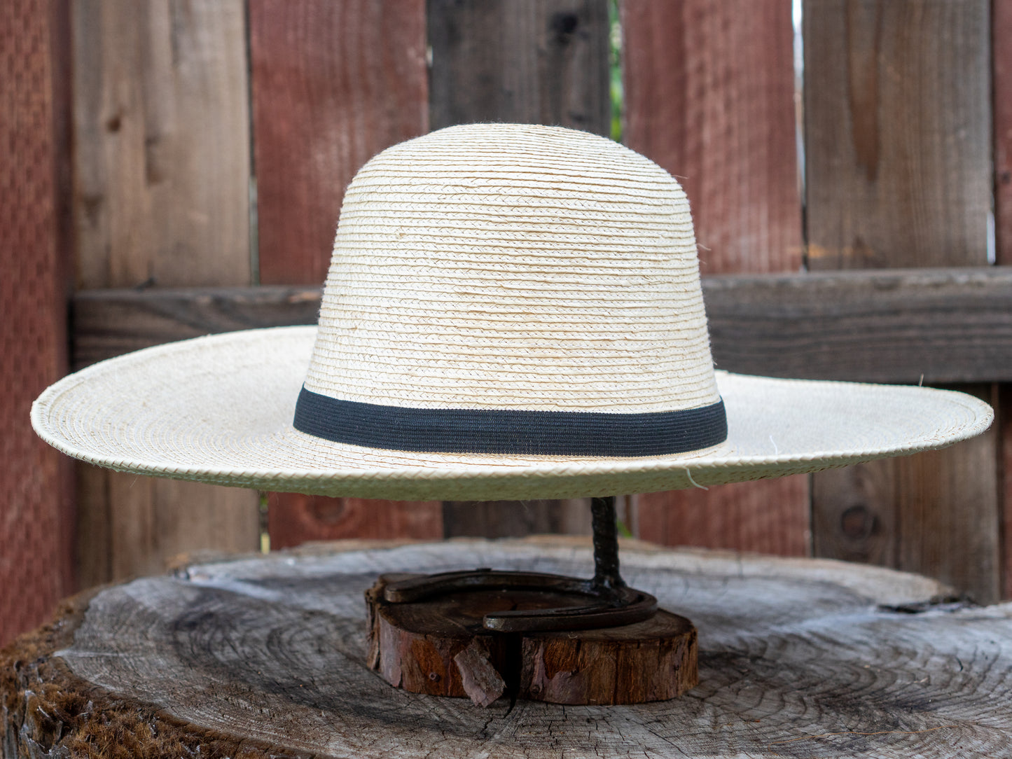 SunBody Hats Guatemala Palm Leaf Hat Open Crown Tan