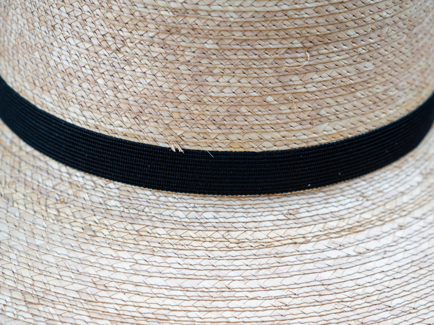 SunBody Hats Oak-Colored Palm Leaf Hat Gambler Crease Tan