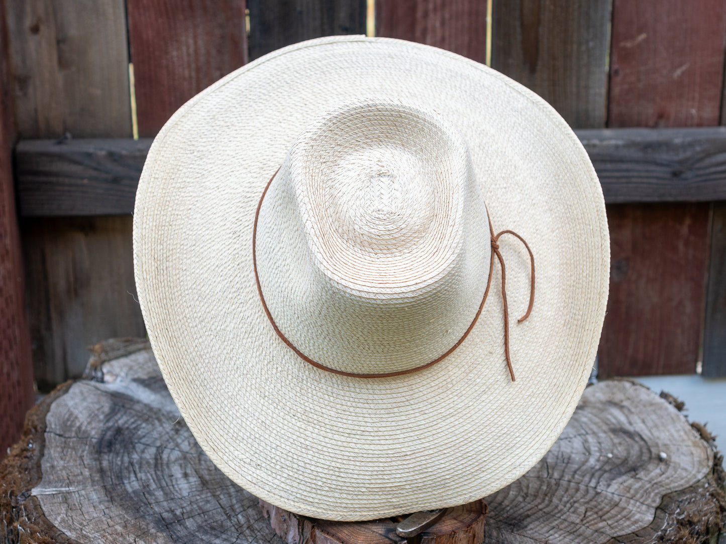 SunBody Hats Guatemala Reata Two Palm Leaf Hat Tan
