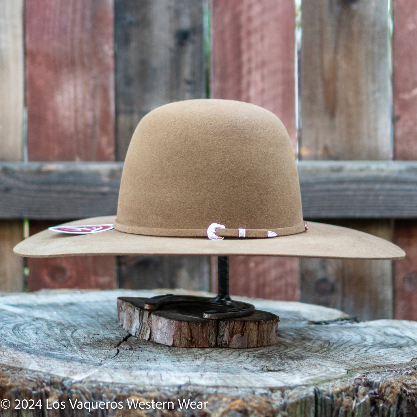 Tacchino 10X Beaver Fur Felt Hat 6" Regular Crown 4.25" Brim Whisky