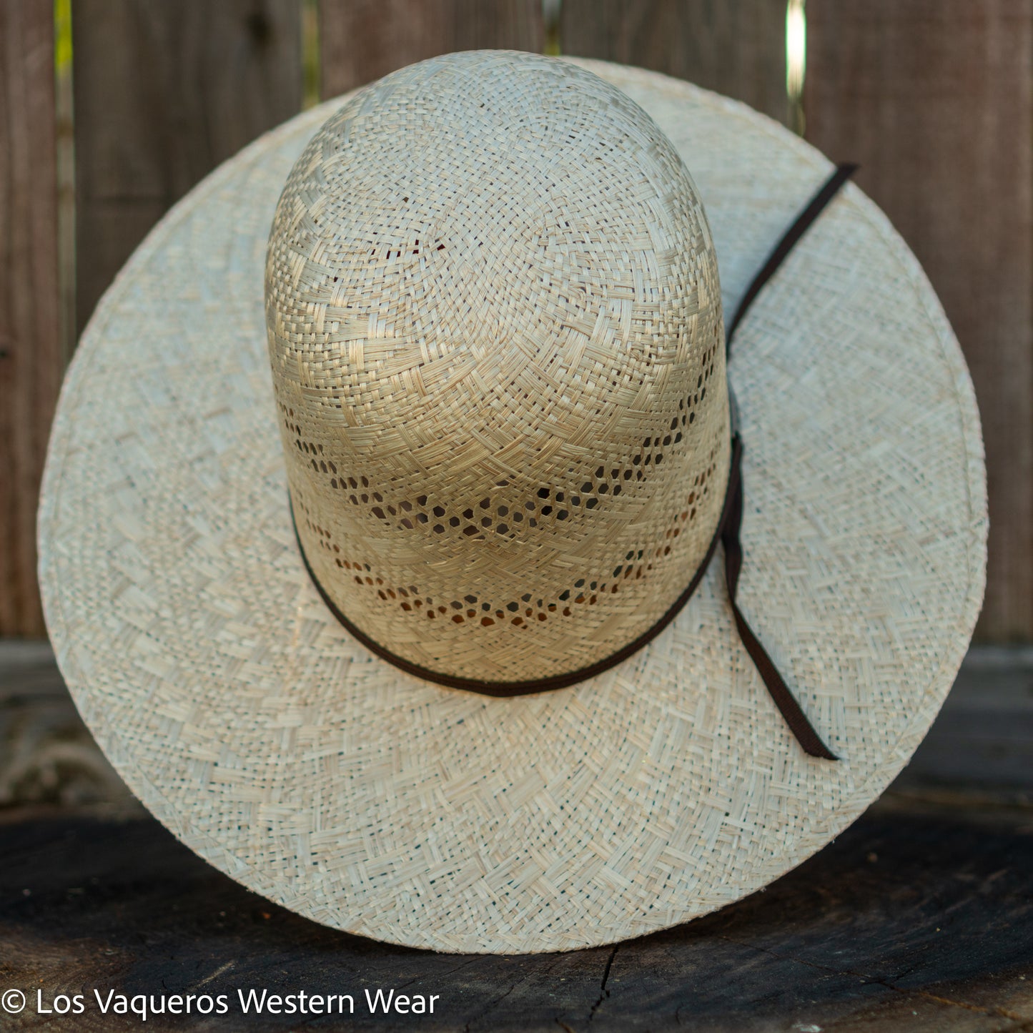 Laredo Straw Hat Tall Crown Sisal Tan