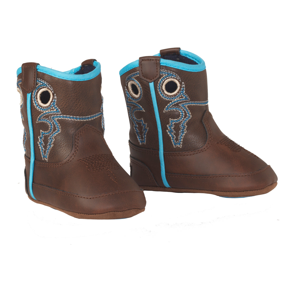 Ariat Baby Boots Twister Hudson Baby Cowboy Boots Brown Leather