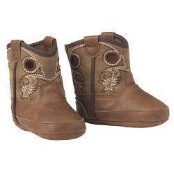 Twister Double Barrel Jasper Style Baby Bucker Boot Brown