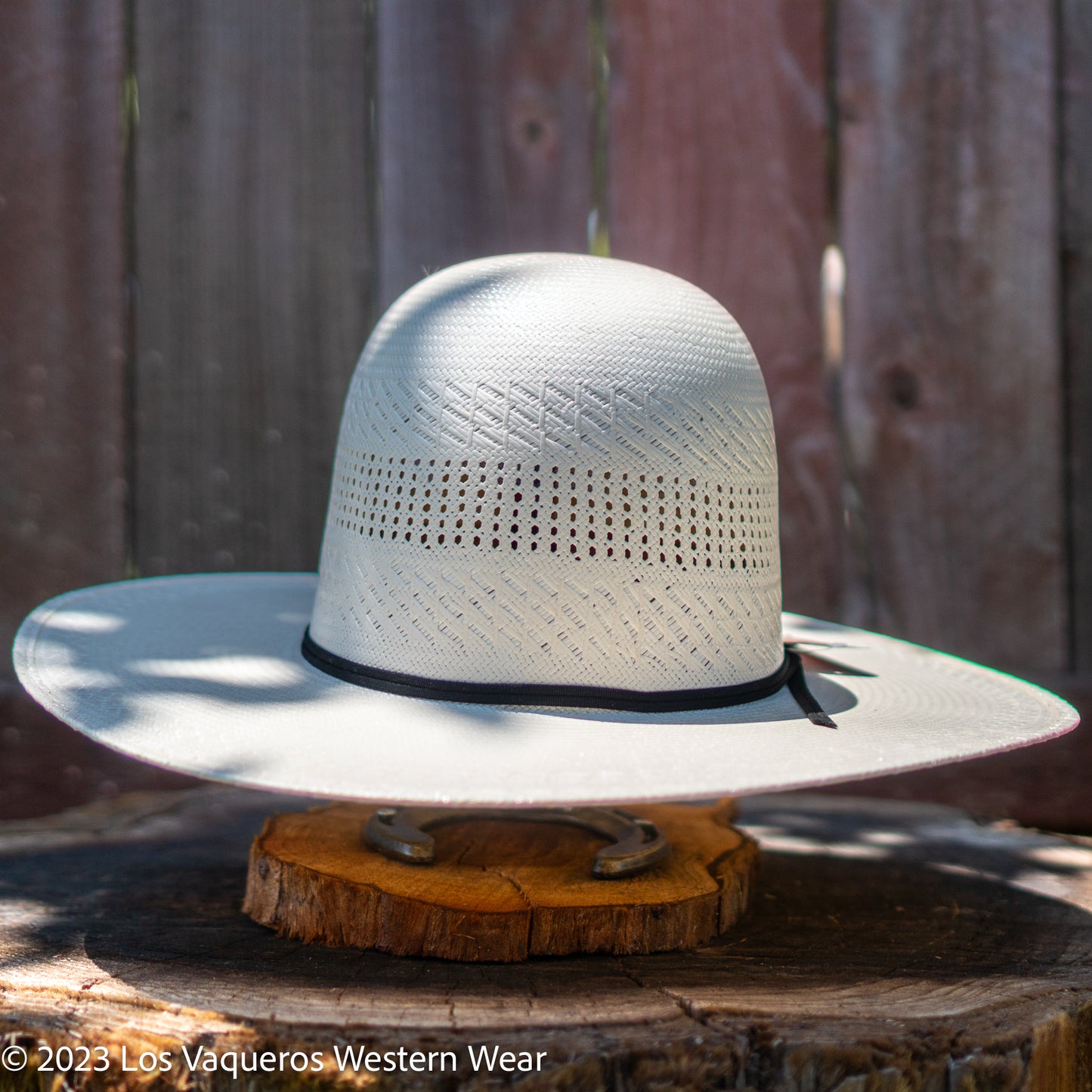 Valtierra Straw Hat Regular Crown Perfect Storm White – Los Vaqueros ...
