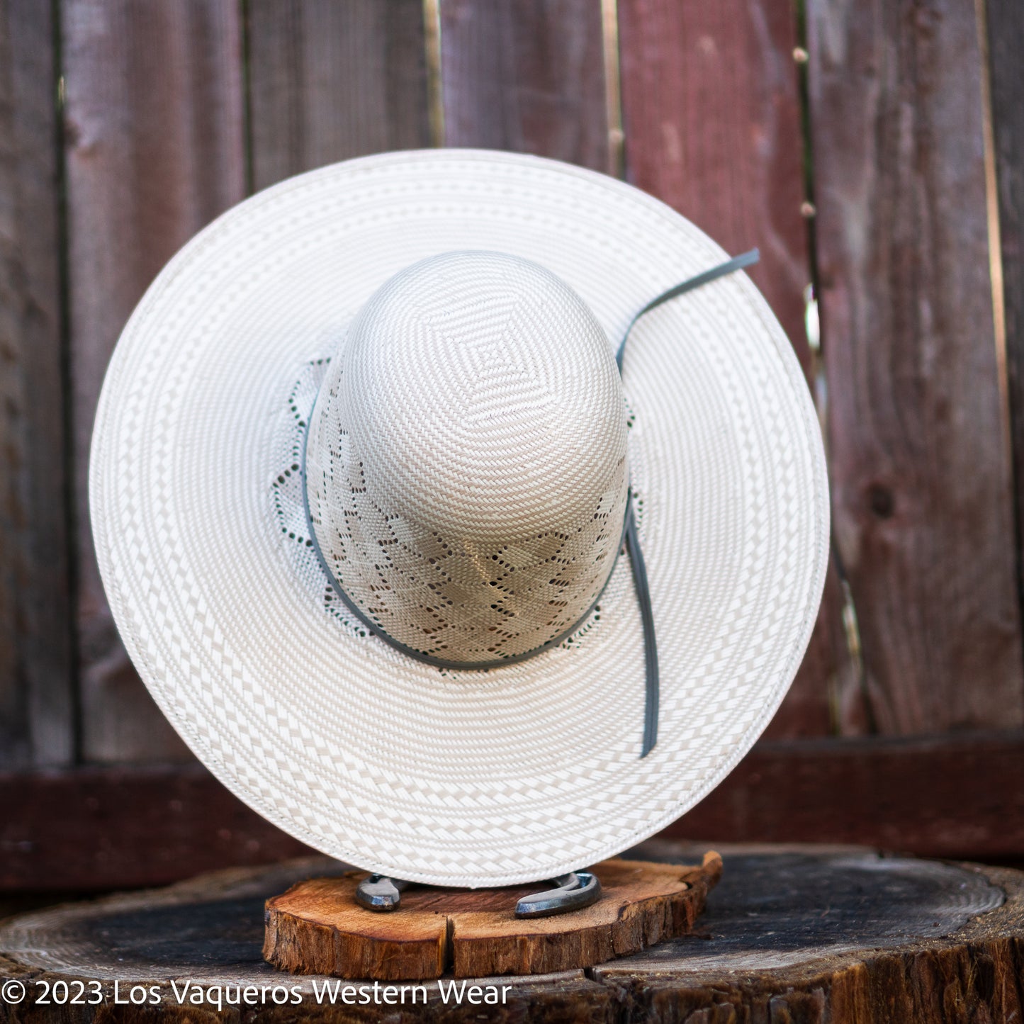 Laredo Straw Hat Regular Honey Comb Tan White