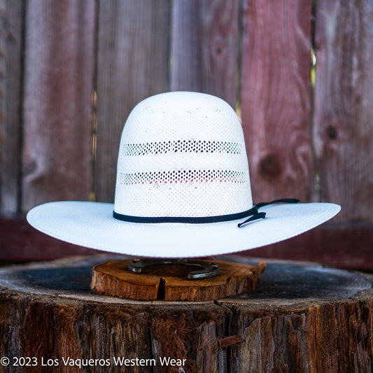 Laredo Straw Hat Regular Two Rounds White