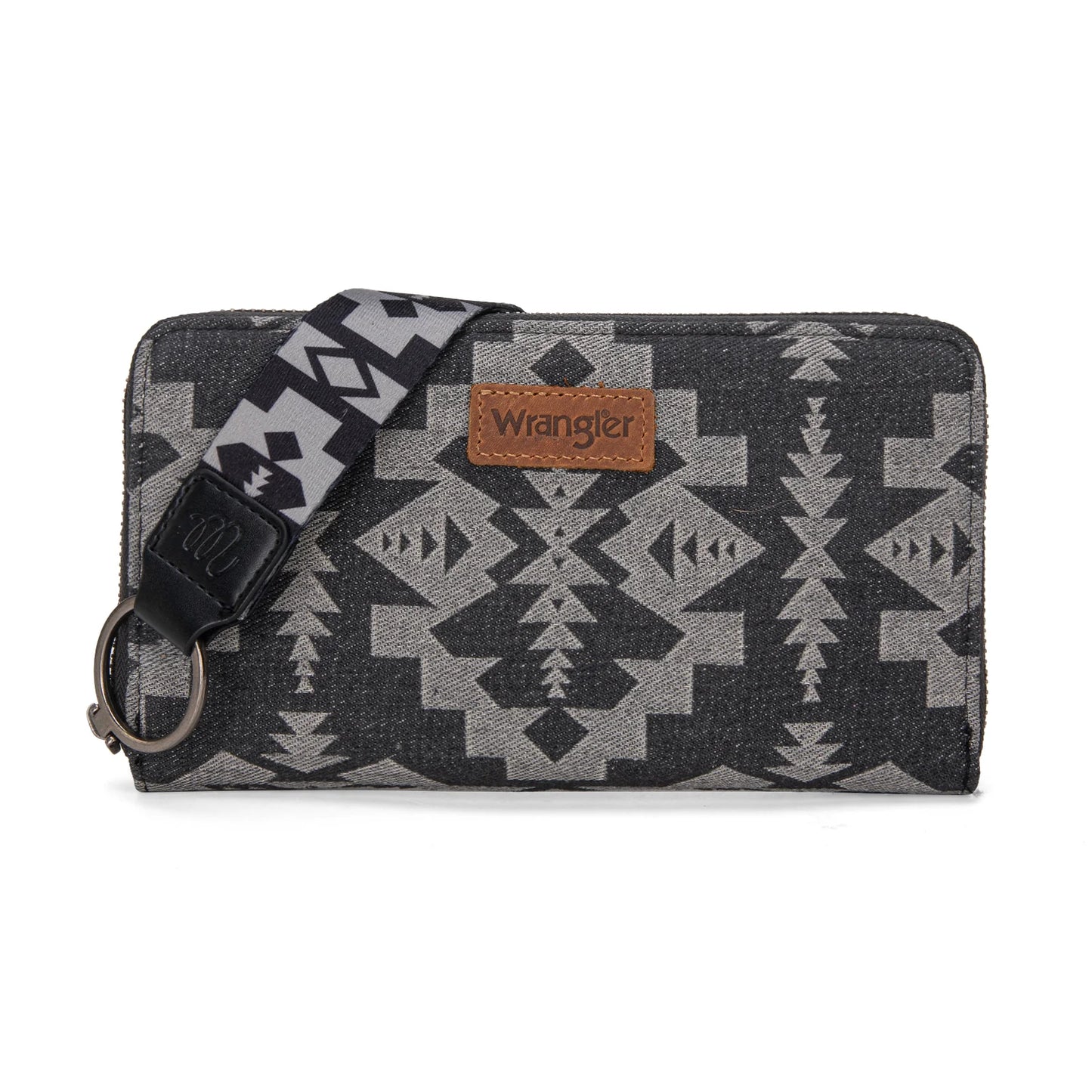 Wrangler Southwestern Art Print Wallet -black