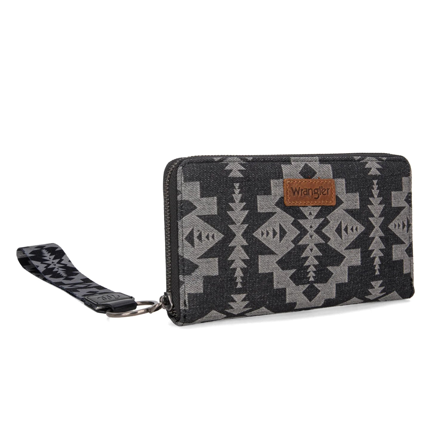 Wrangler Southwestern Art Print Wallet -black