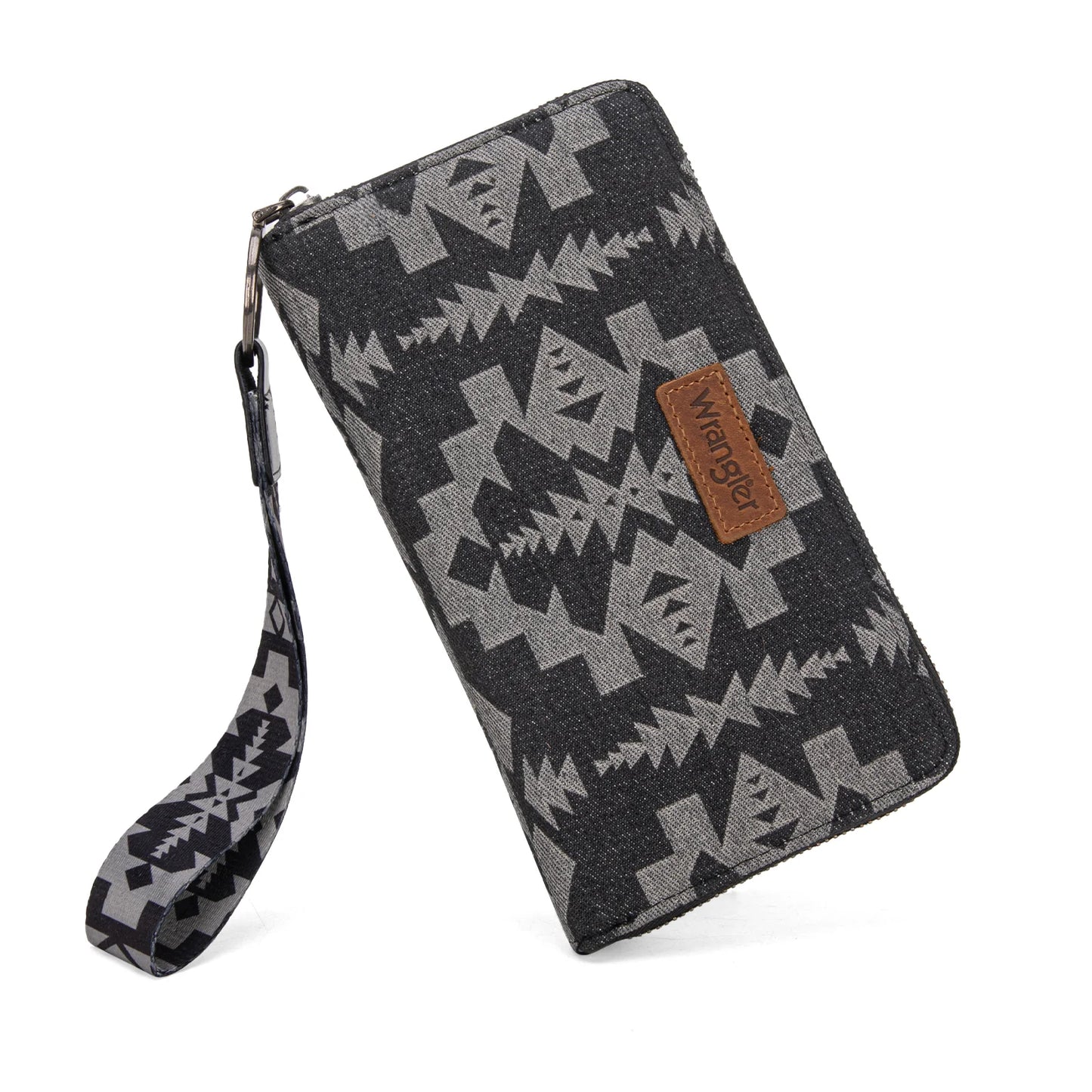 Wrangler Southwestern Art Print Wallet -black