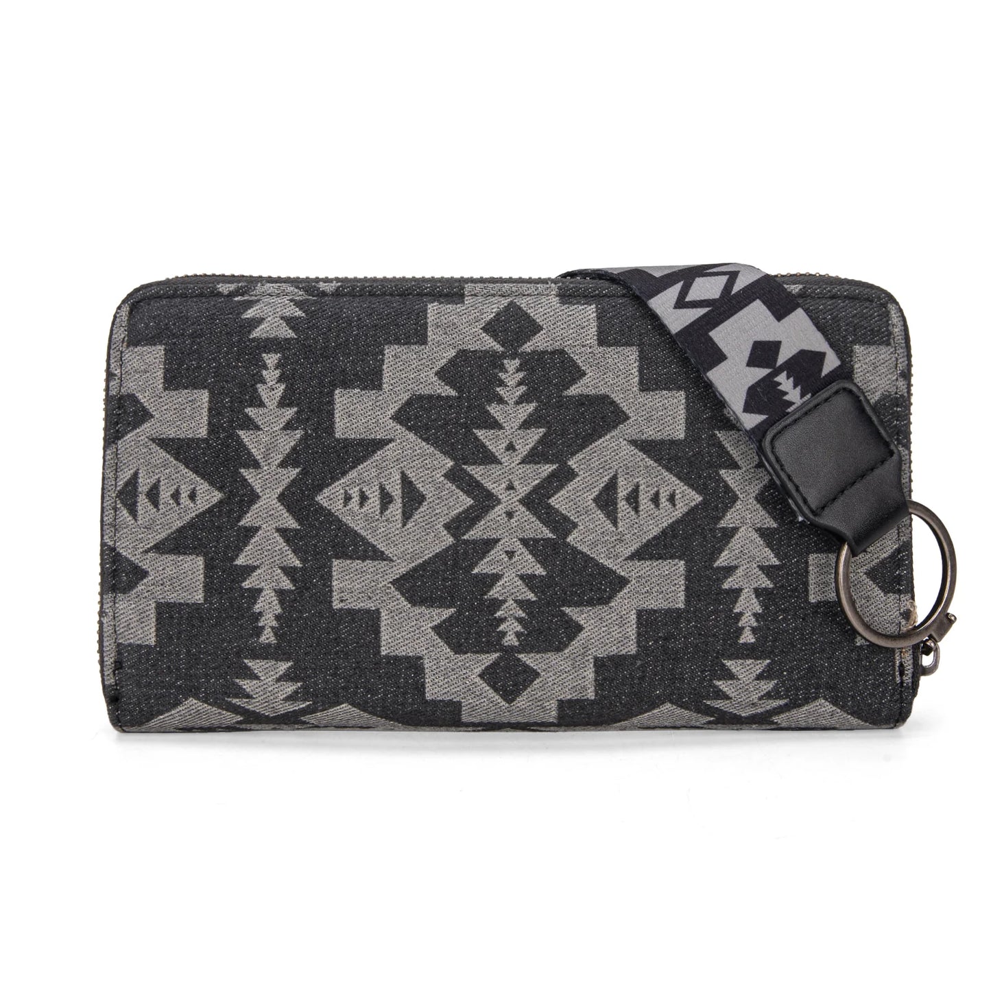 Wrangler Southwestern Art Print Wallet -black