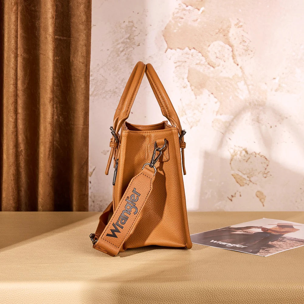 Wrangler Braided Tote Bag - Brown