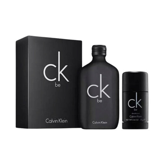 CK Be by Calvin Klein Gift Set of 2 Unisex Eau de Toilette Spray 6.7 OZ