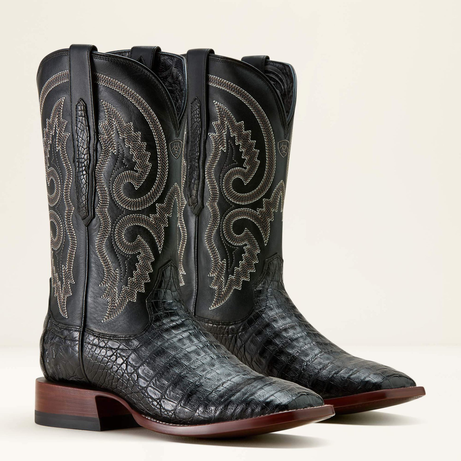 MATTE BLACK CAIMAN BELLY|MIDNIGHT BLACK