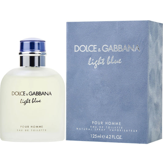 Dolce & Gabbana Light Blue Pour Homme Man Eau de Toilette Spray 4.2 OZ