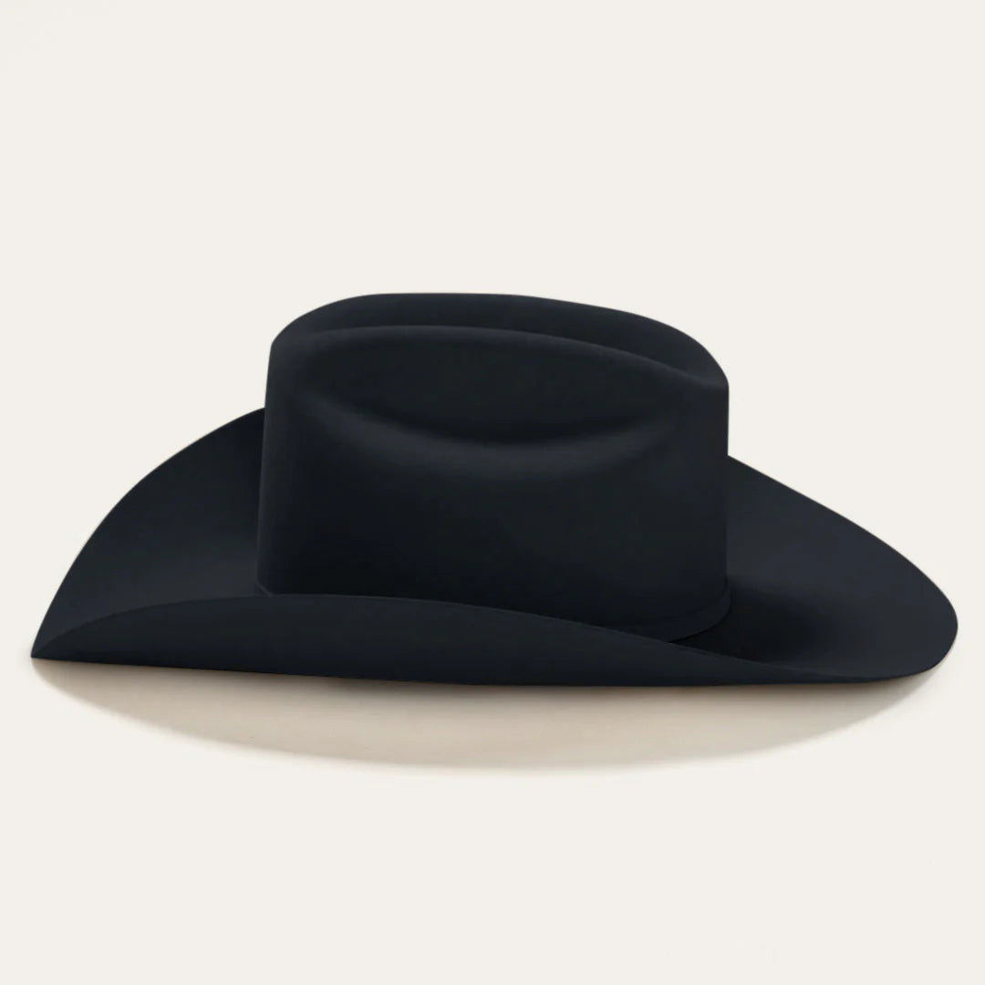 Stetson Diamante 1000x Premier Cowboy Fur Felt Hat Western Regular Crown Black