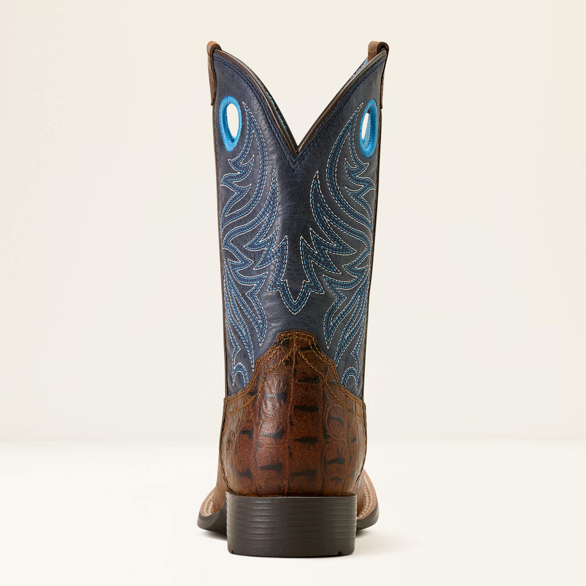 BROWN CROCODILE PRINT|NAVY