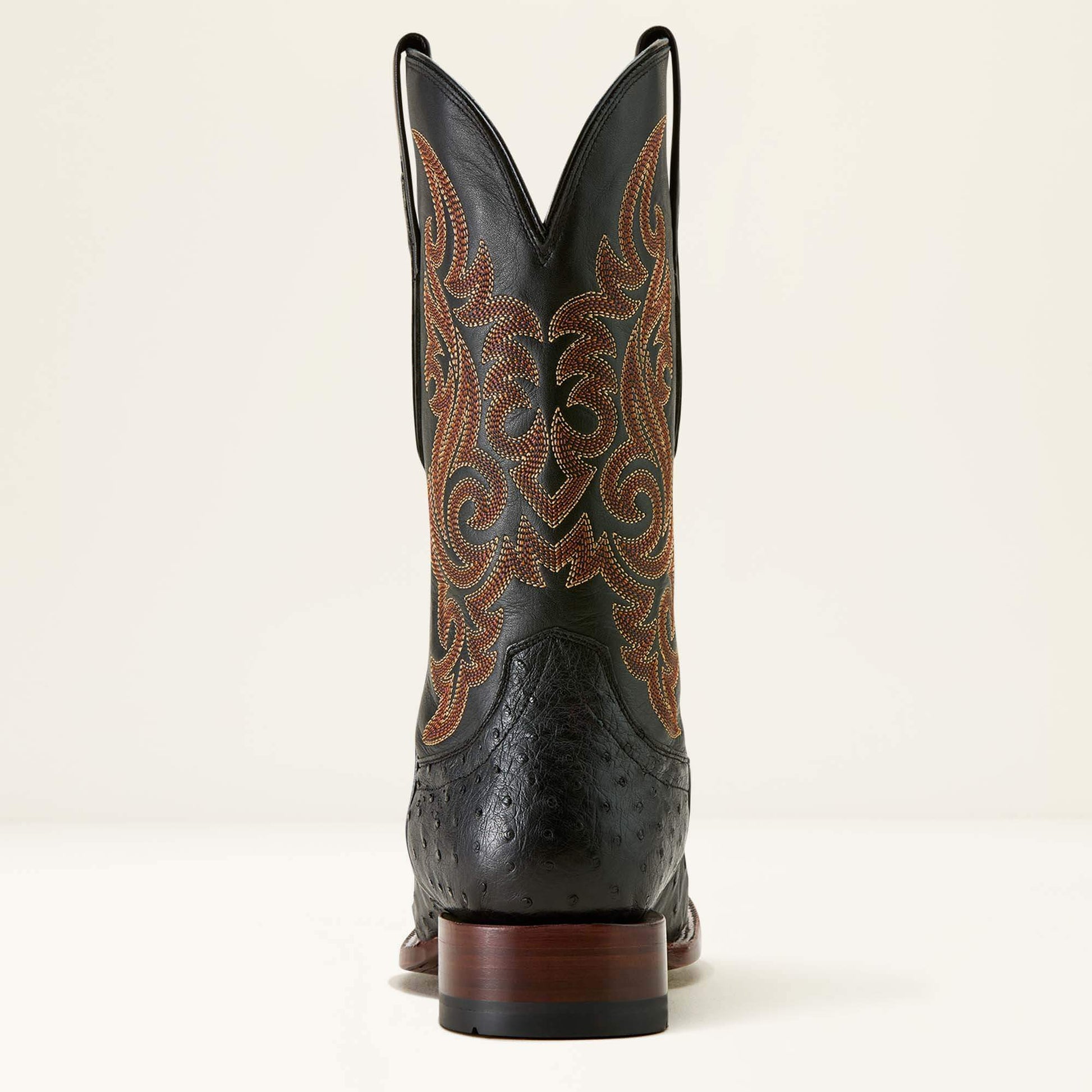 BLACK FULL QUILL OSTRICH|MIDNIGHT BLACK
