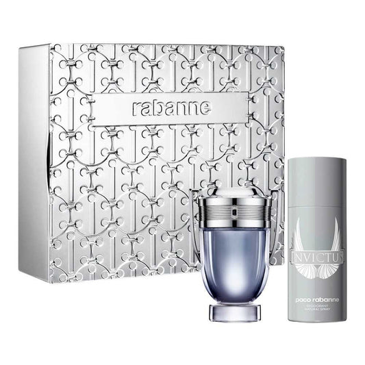 Paco Rabanne Invictus Gift Set Man Eau de Toilette Natural Spray 3.4 OZ