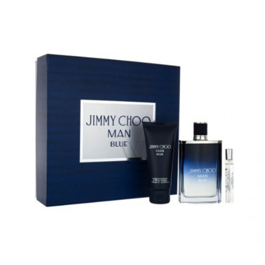 Jimmy Choo Man Blue Gift Set Man Eau de Toilette Natural Spray 3.3 OZ