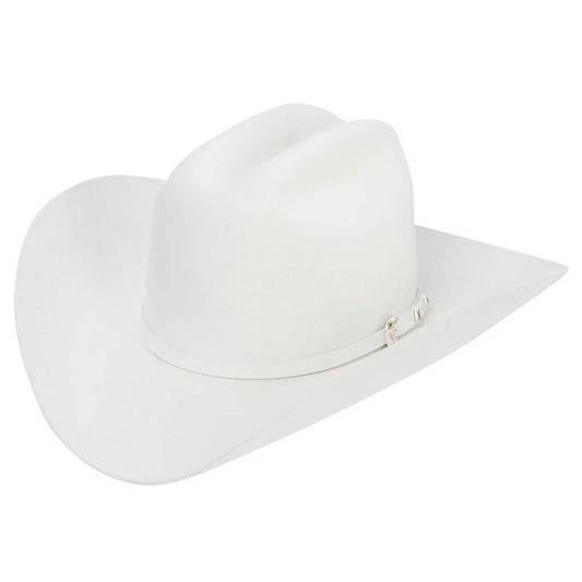 Stetson El Patron 77 Premier 30x Cowboy Felt Hat Regular Crown White