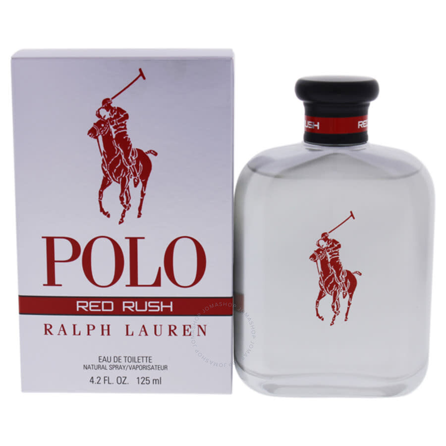 Polo Red Rush Ralph Lauren Man Eau de Toilette Natural Spray 4.2 OZ