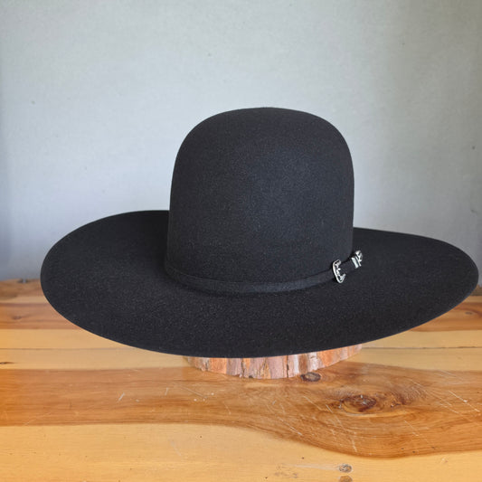 Stetson Skyline 6x Felt Cowboy Hat Open Regular Crown Black