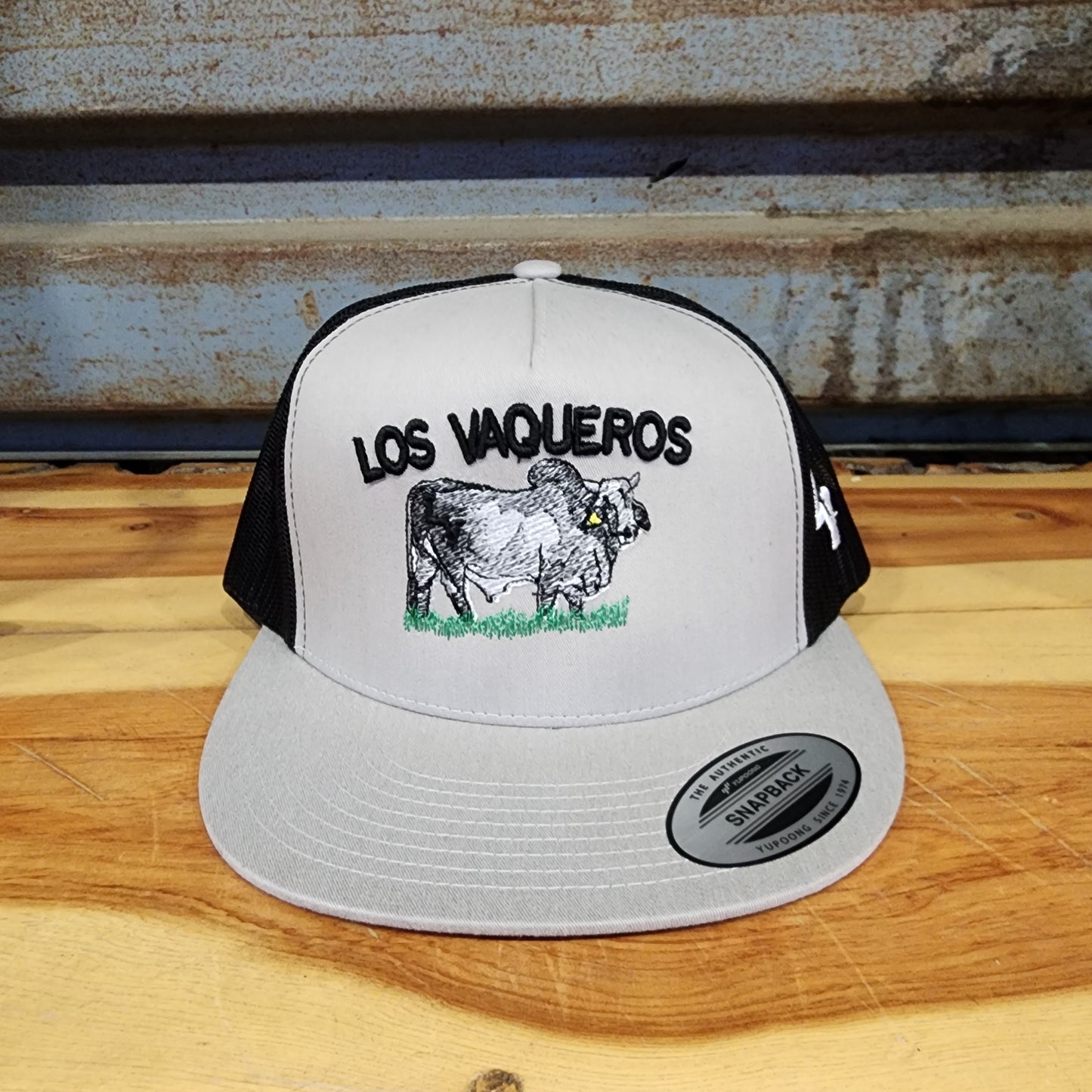 Los Vaqueros Cebu Snapback Grey/Black With Black