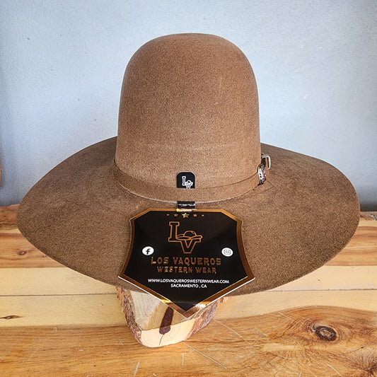 Los Vaqueros Kids Wool Felt Hat Open Regular Crown Tobacco