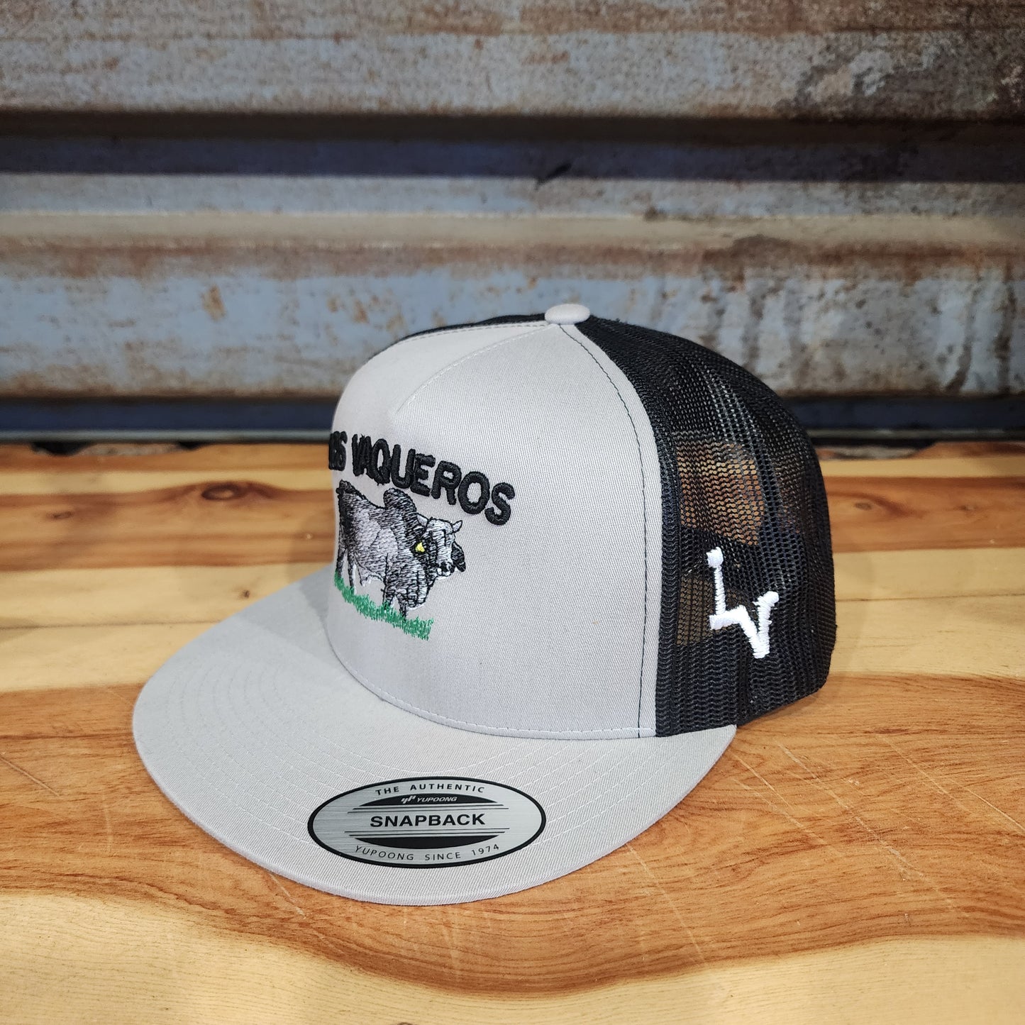 Los Vaqueros Cebu Snapback Grey/Black With Black