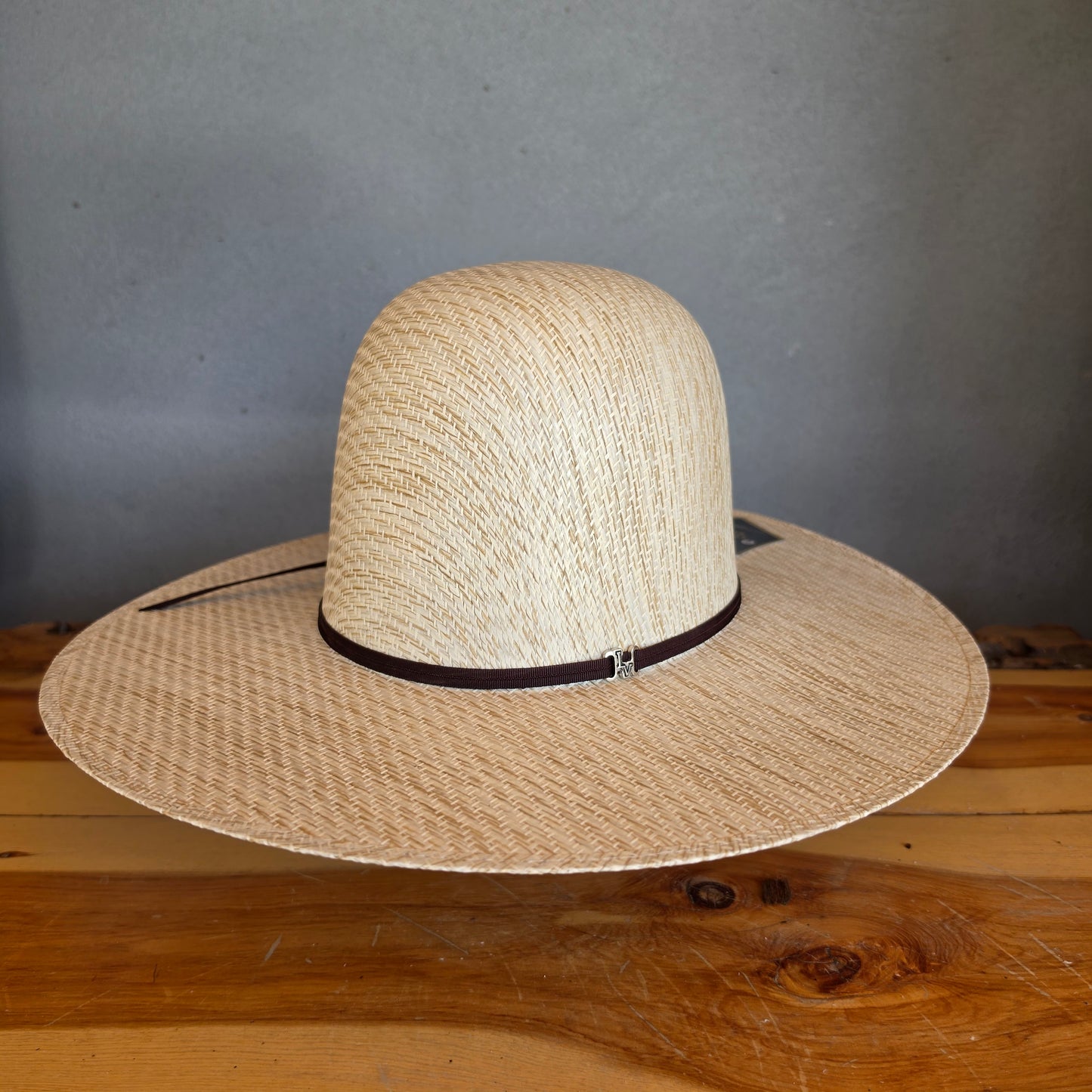 Los Vaqueros Straw Hat Open Regular Crown Avena Tan