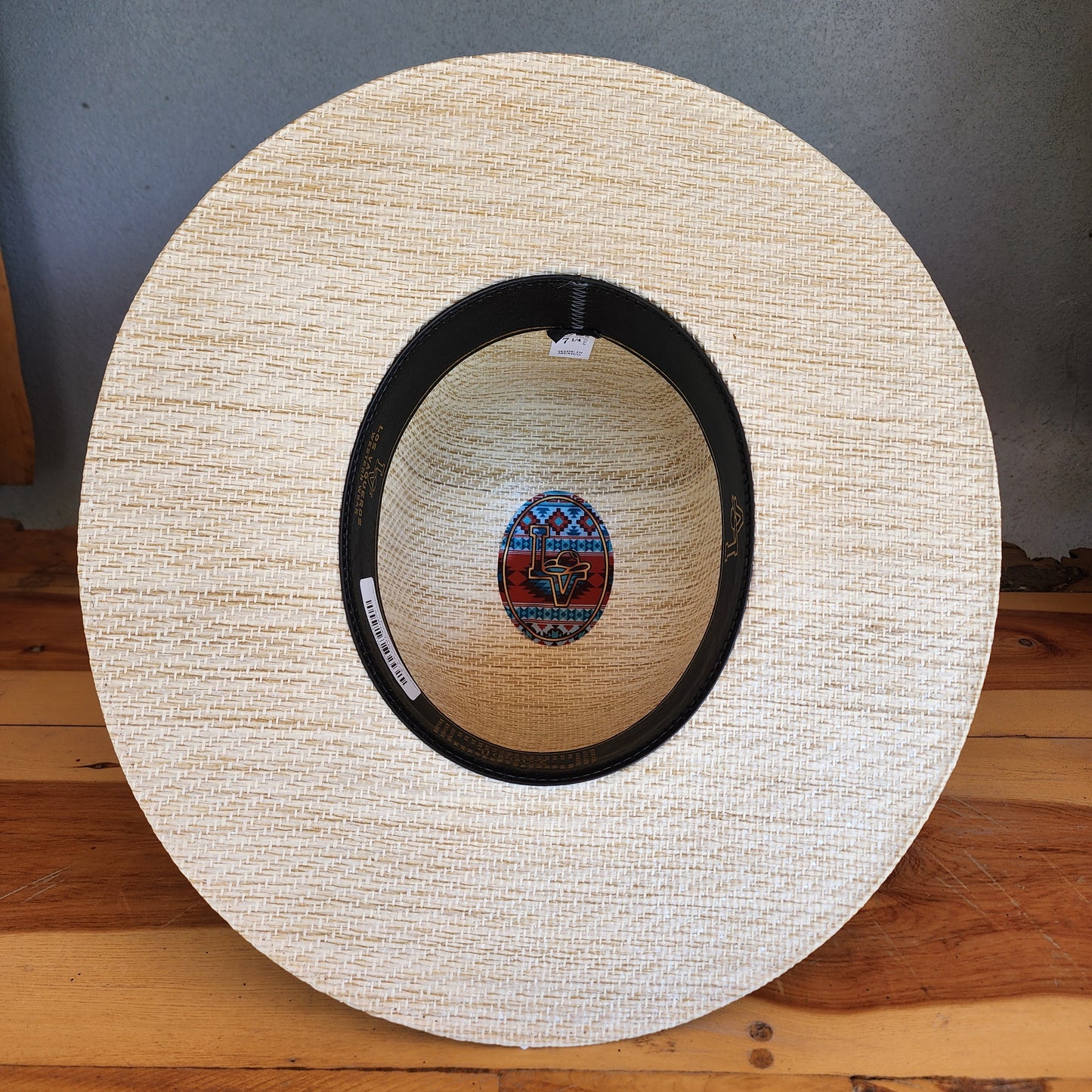 Los Vaqueros Straw Hat Open Tall Avena Tan