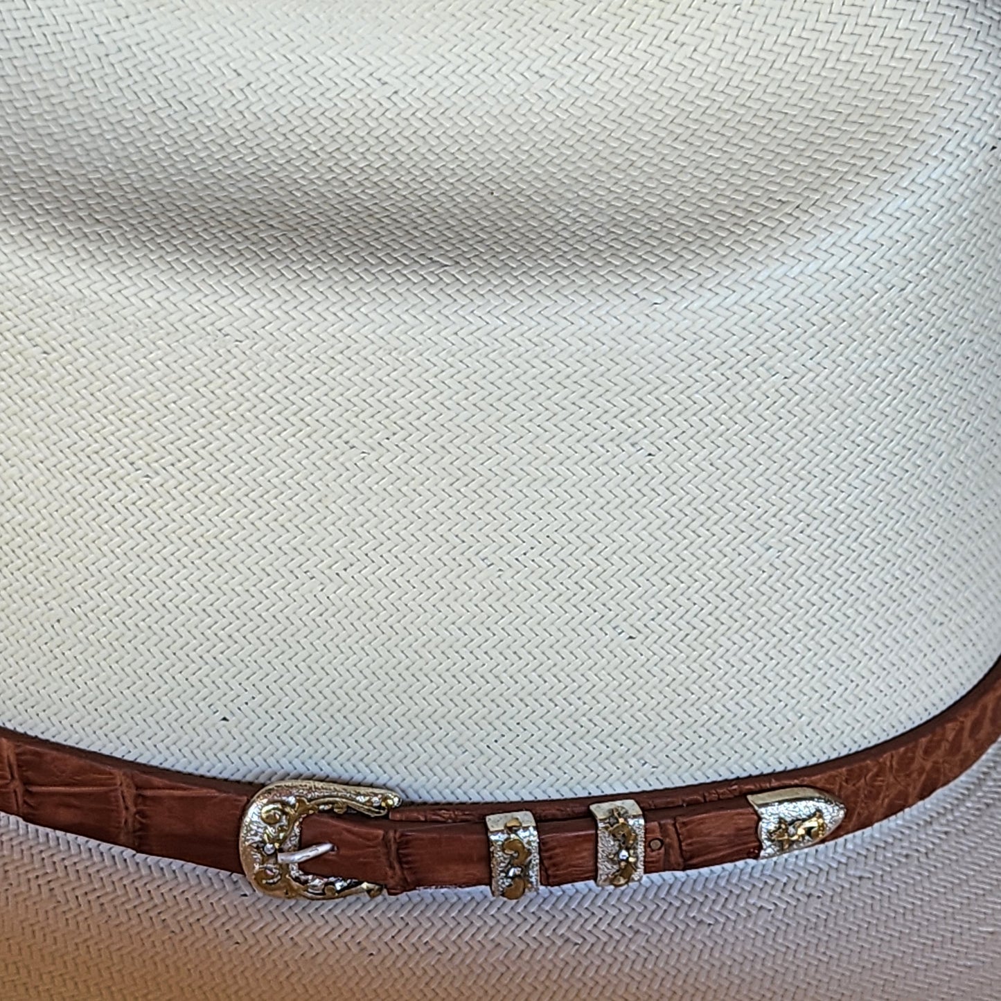 Stetson El Jefe 5000x Cognac Straw Cowboy Hat Natural