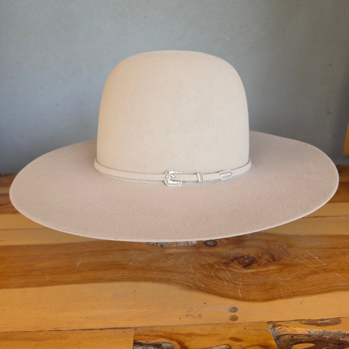Stetson Skyline 6x Felt Cowboy Hat Open Regular Crown Silverbelly