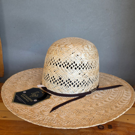 Los Vaqueros Straw Hat Open Regular Crown Sisal Original Tan