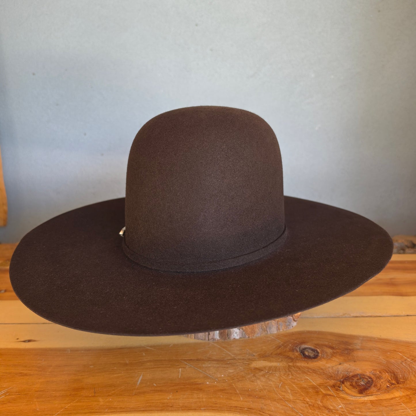 Stetson Skyline 6x Felt Cowboy Hat Open Regular Crown Chocolate