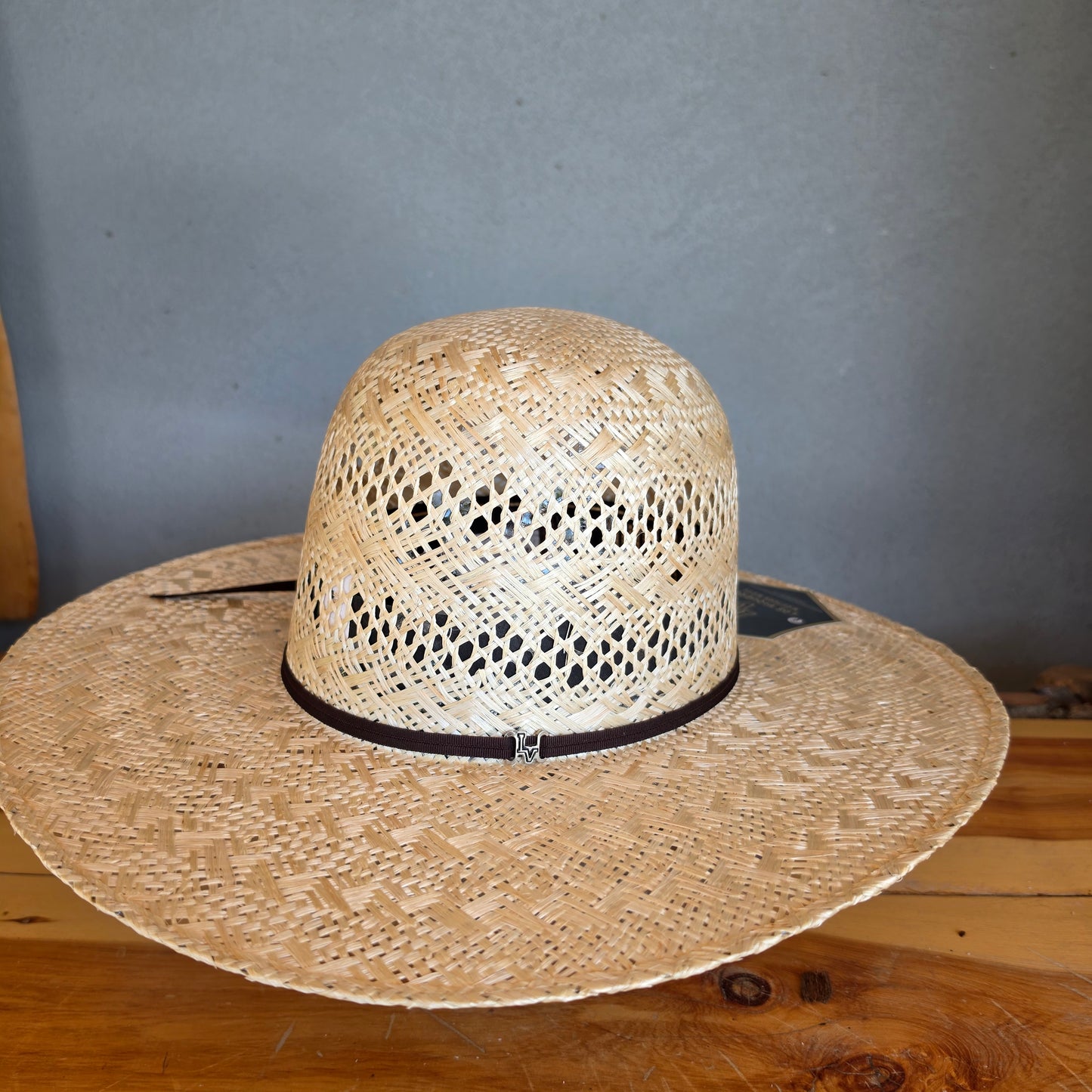Los Vaqueros Straw Hat Open Regular Crown Sisal Original Tan