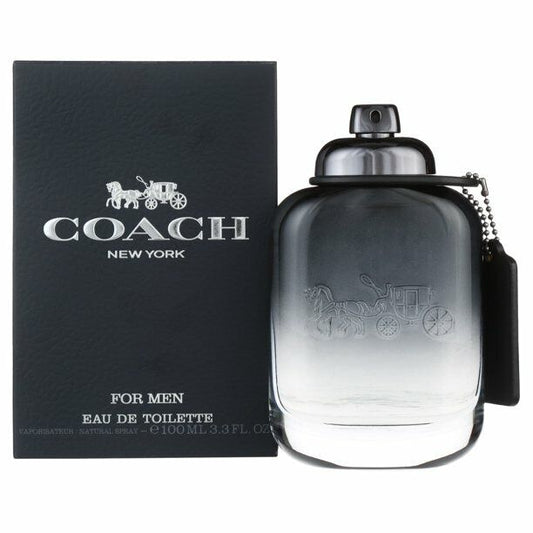 Coach New York Man Eau de Toilette Natural Spray 3.3 OZ