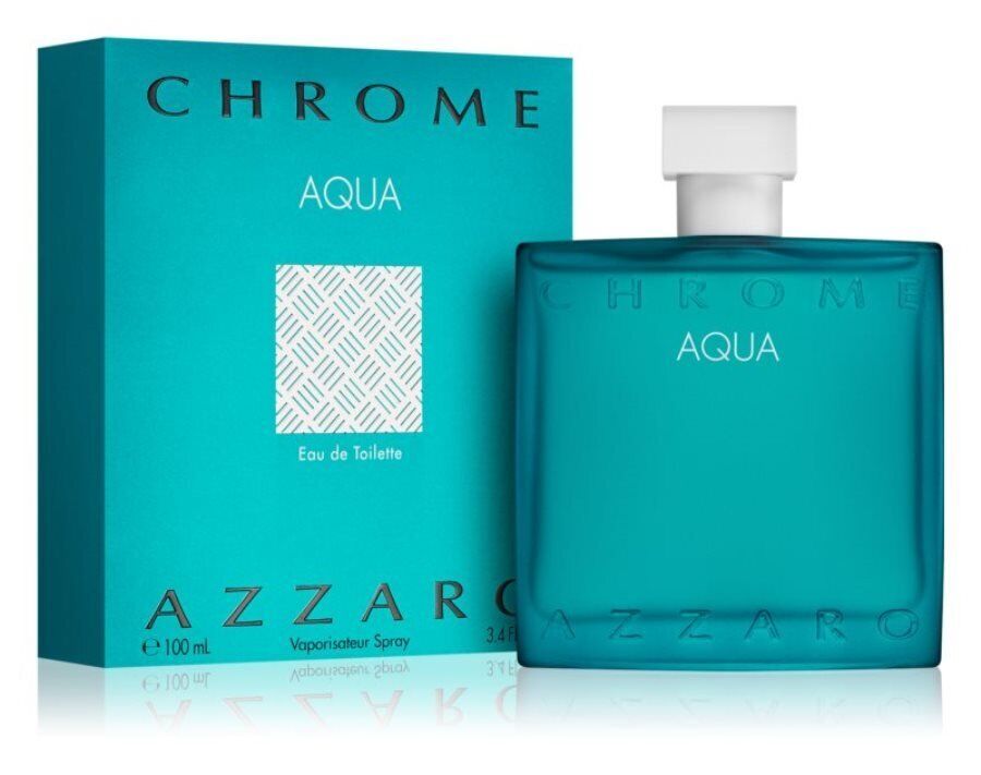 Azzaro Chrome Aqua Man Eau de Toilette Spray 3.3 OZ