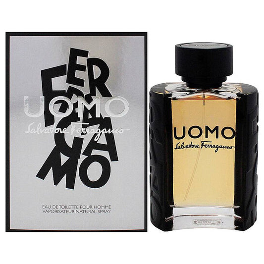 Uomo By Salvatore Ferragamo Man Eau de Toilette Natural Spray 3.4 OZ