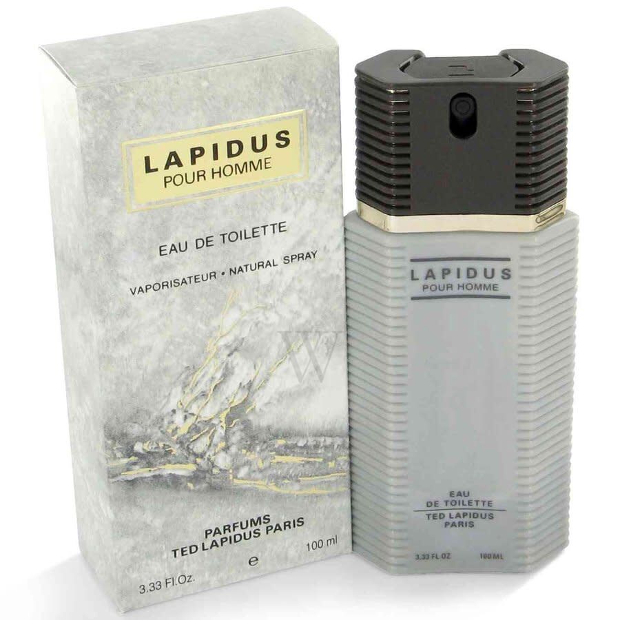 Lapidus Pour Homme Man Eau de Toilette Natural Spray Parfums Ted Lapidus Paris 3.33 OZ