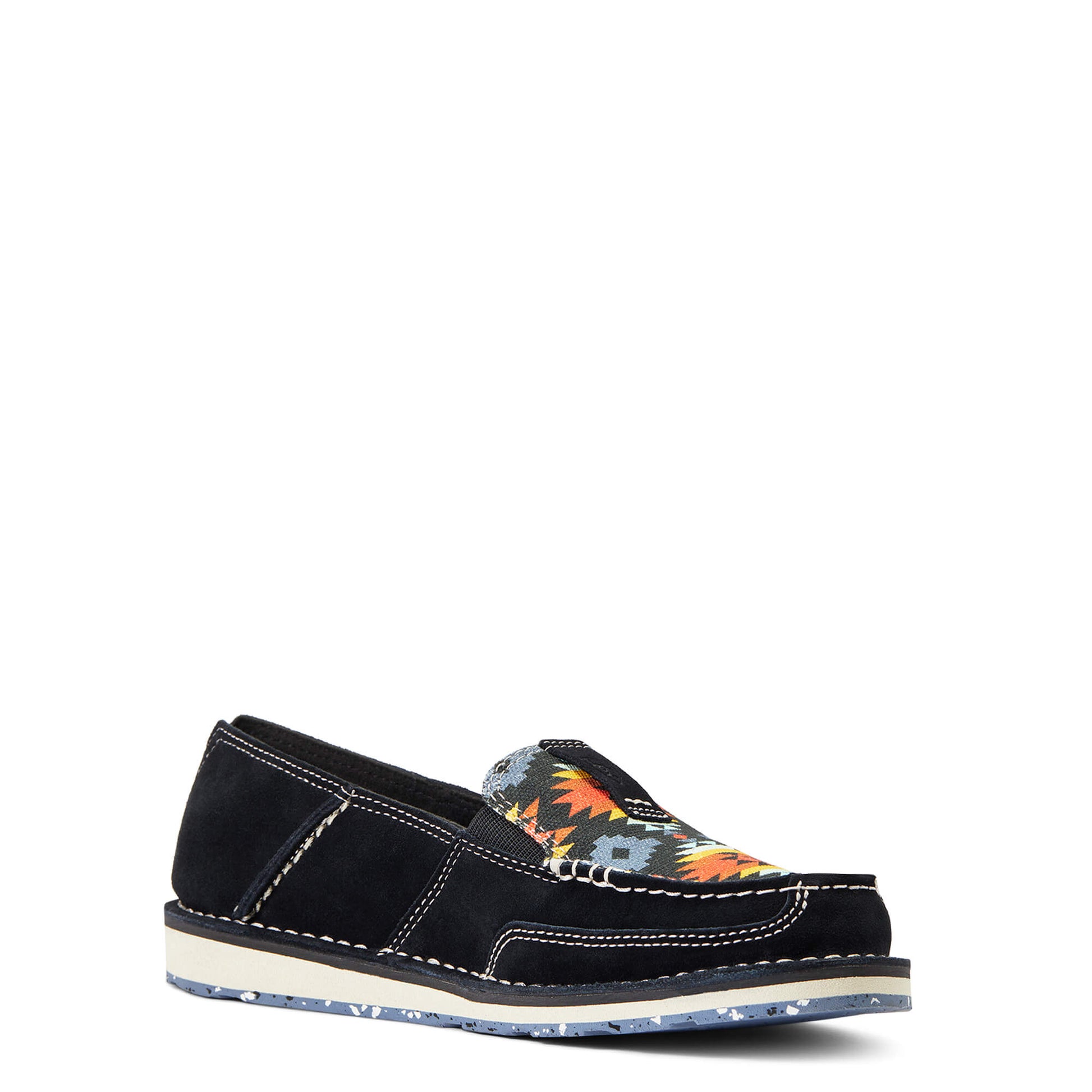 BLACK SUEDE/ DEEPEST AZTEC