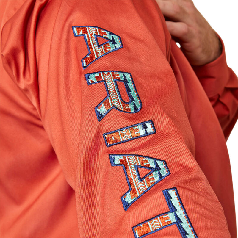 Ariat Men's Team Logo Twill Classic Fit Shirt Easy Tiger