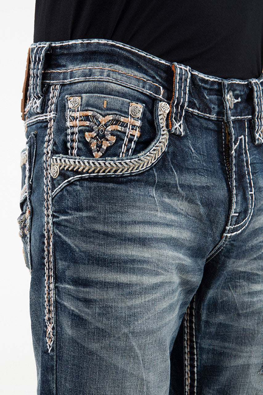Rockrevival Men's Rey J207R Straight Jean – Los Vaqueros Western Wear